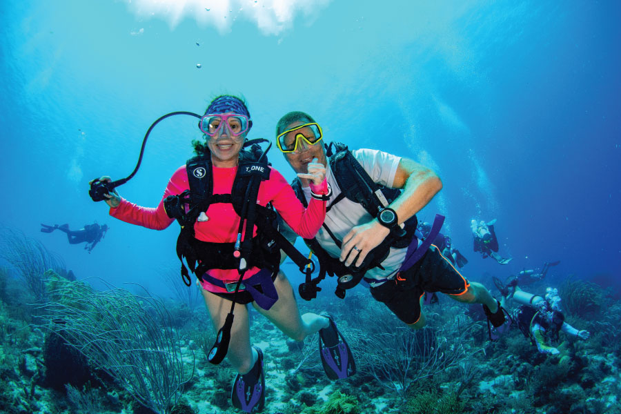 Scuba diving